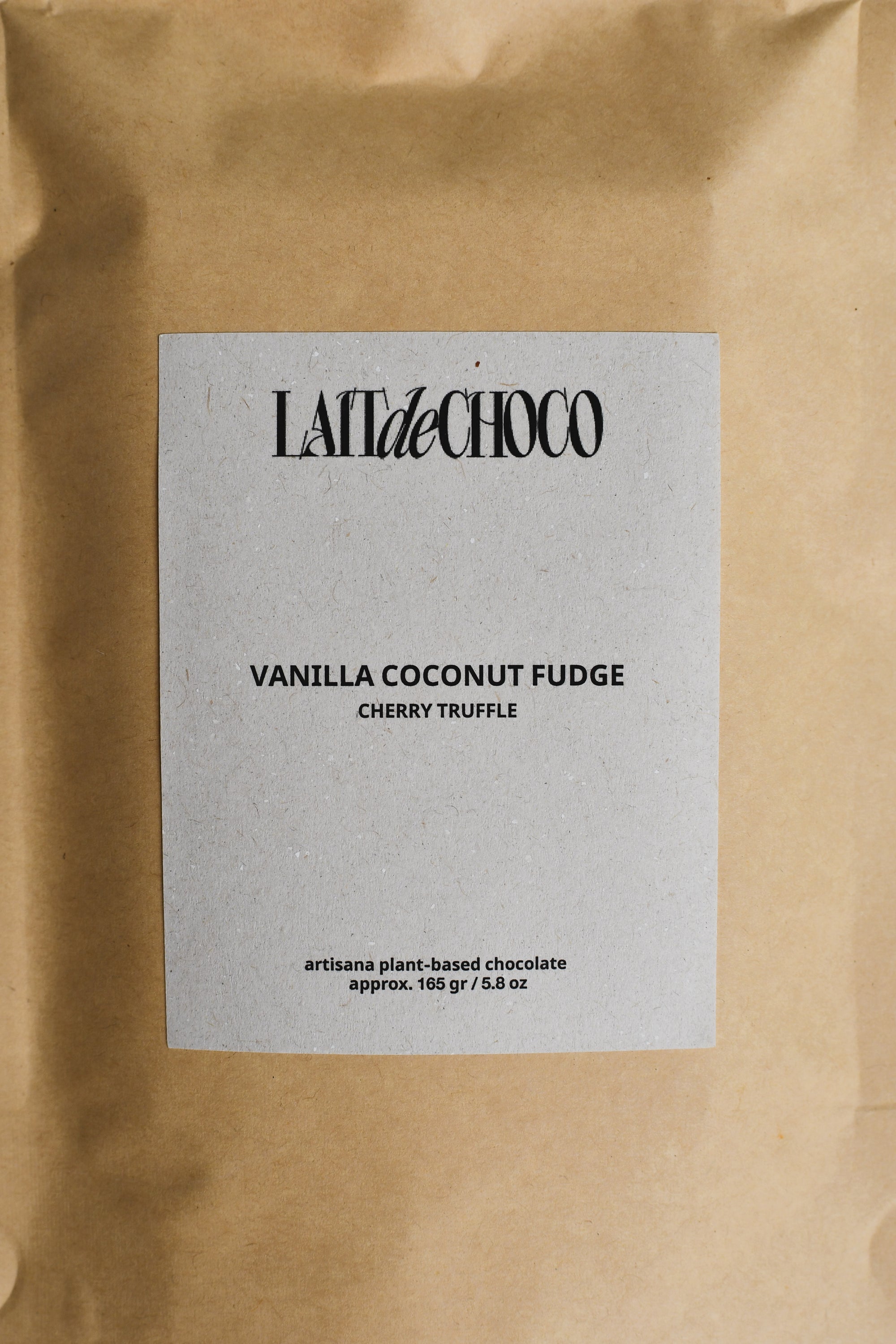 Vanilla Coconut Fudge & Cherry Truffle