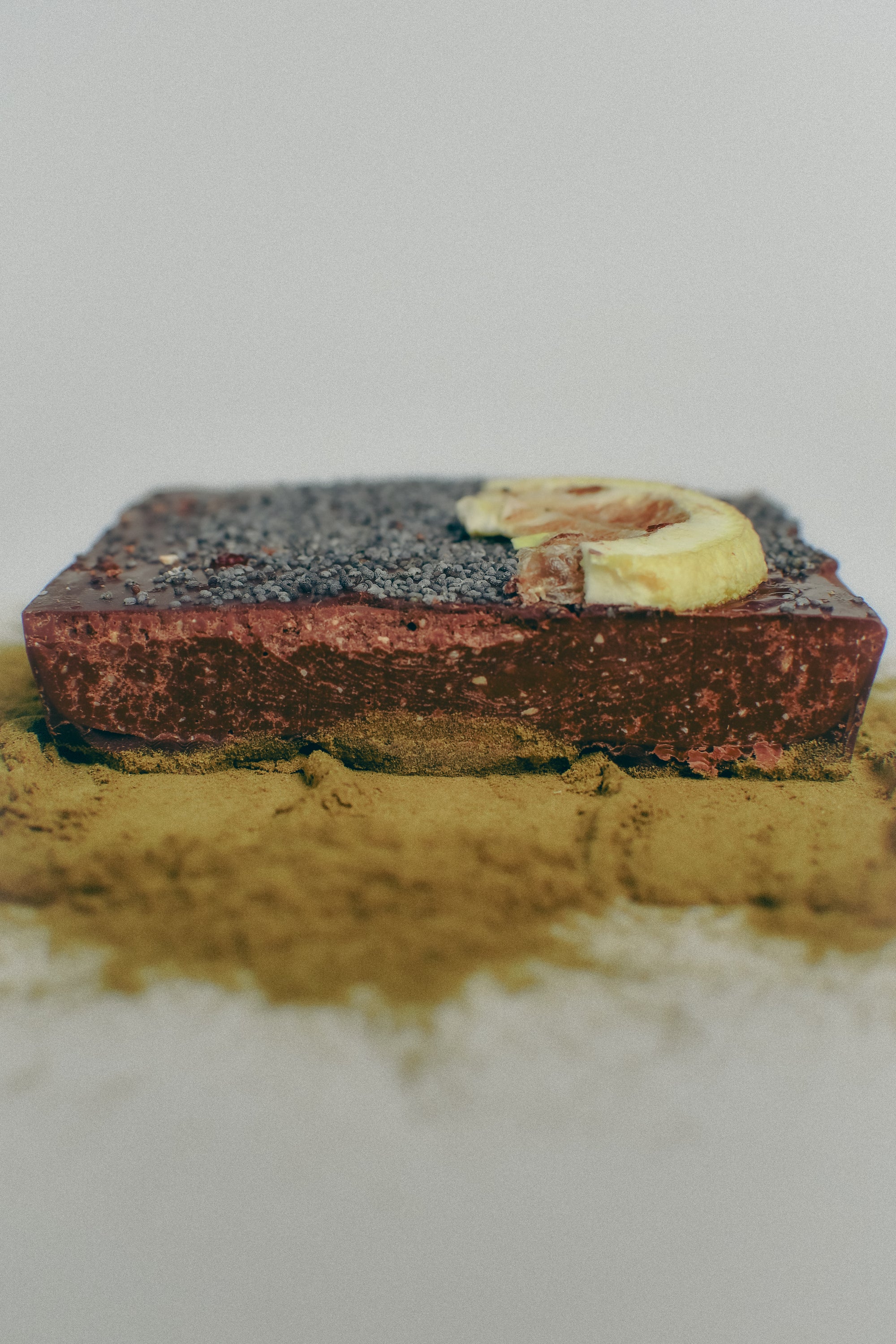 Cashew Lemon Basil Ganache & Poppyseed