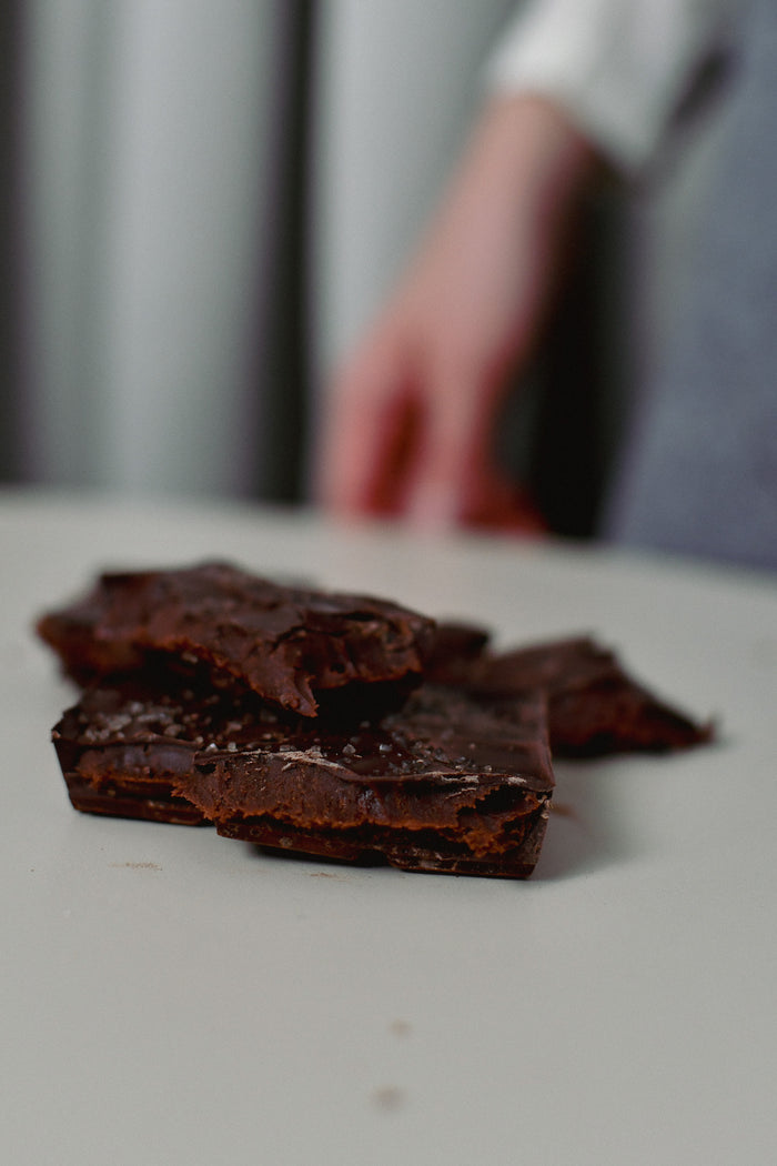 Hazelnut Espresso Toffee & Smoked Salt