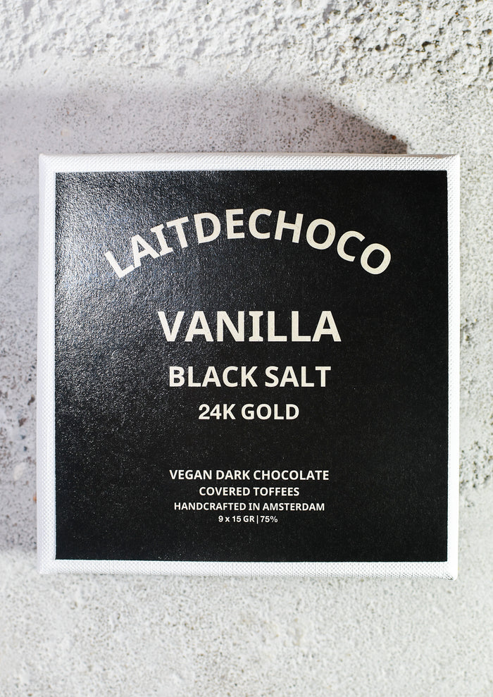 Vanilla Black Salt Toffees + 24K Gold